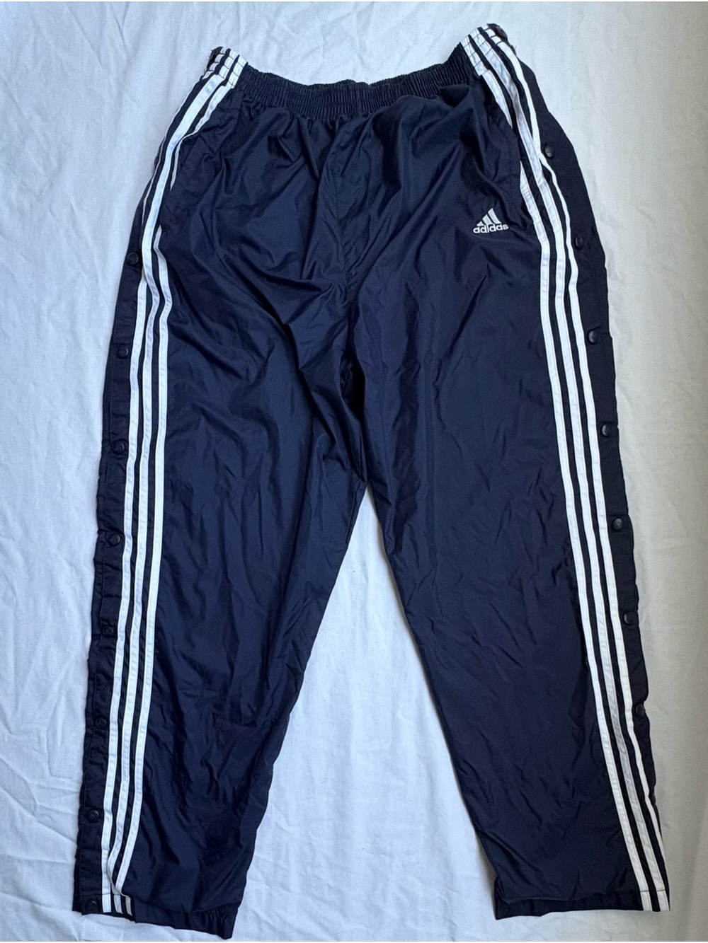 Vintage Adidas 90s Y2K XL Snap Side Track Pants